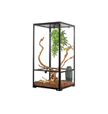 ReptiZoo REPTIZOO RZ-RK242448 Terrarium démontable à portes battantes 24 x 24 x 48 po