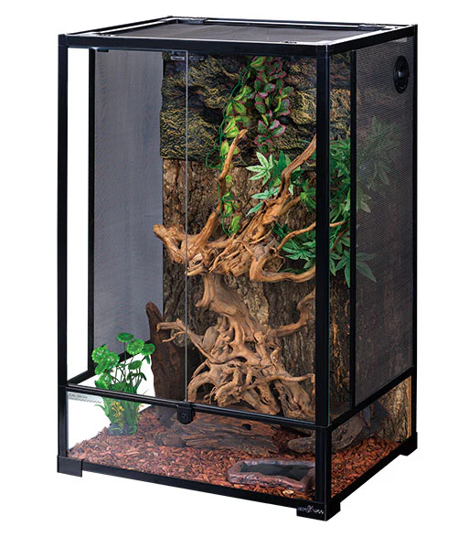 ReptiZoo REPTIZOO RZ-RK242448 Terrarium démontable à portes battantes 24 x 24 x 48 po