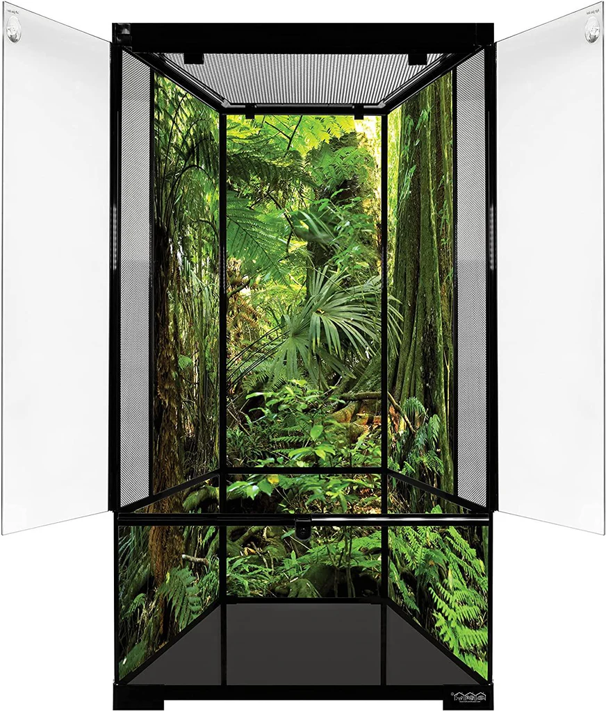 ReptiZoo REPTIZOO RZ-RK242448 Terrarium démontable à portes battantes 24 x 24 x 48 po