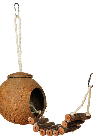 Prevue Hendryx PREVUE HENDRYX 700176 Cachette noix de coco avec échelle