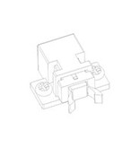Exoterra Complete Push Latch Assembly Kit for Single Door Pro Terrarium and Pro Paludarium (2X)