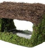 Galapagos GALAPAGOS GA-56008 Mangeoire ou cachette  en porche ouvert 12'' x 9''