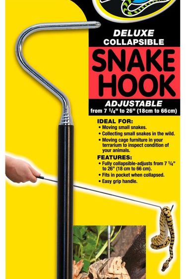 Zoomed Adjustable snake hook