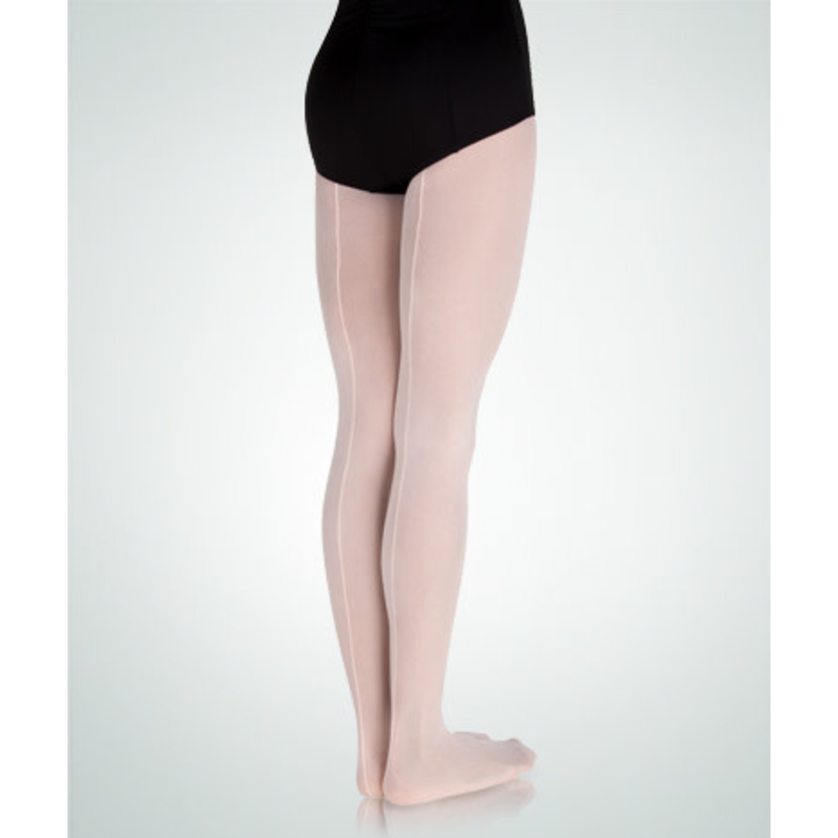 Body Wrappers Adult Convertible Seamed Mesh Tights