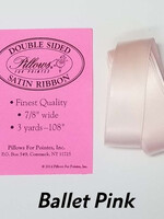 Pillows For Pointes PFP - Double Side Satin Ribbon 3-yds - Ballet Pink