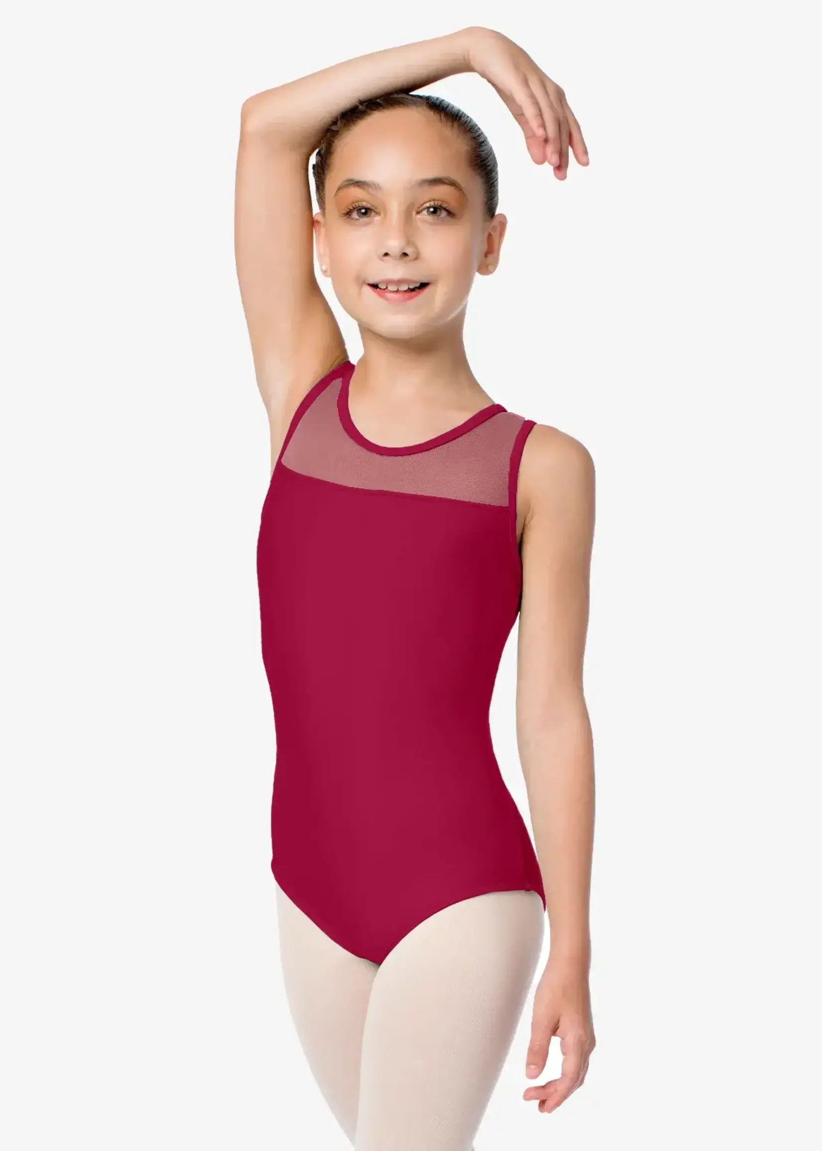 So Danca SL128 Gemette Wide Strap Mesh Leo