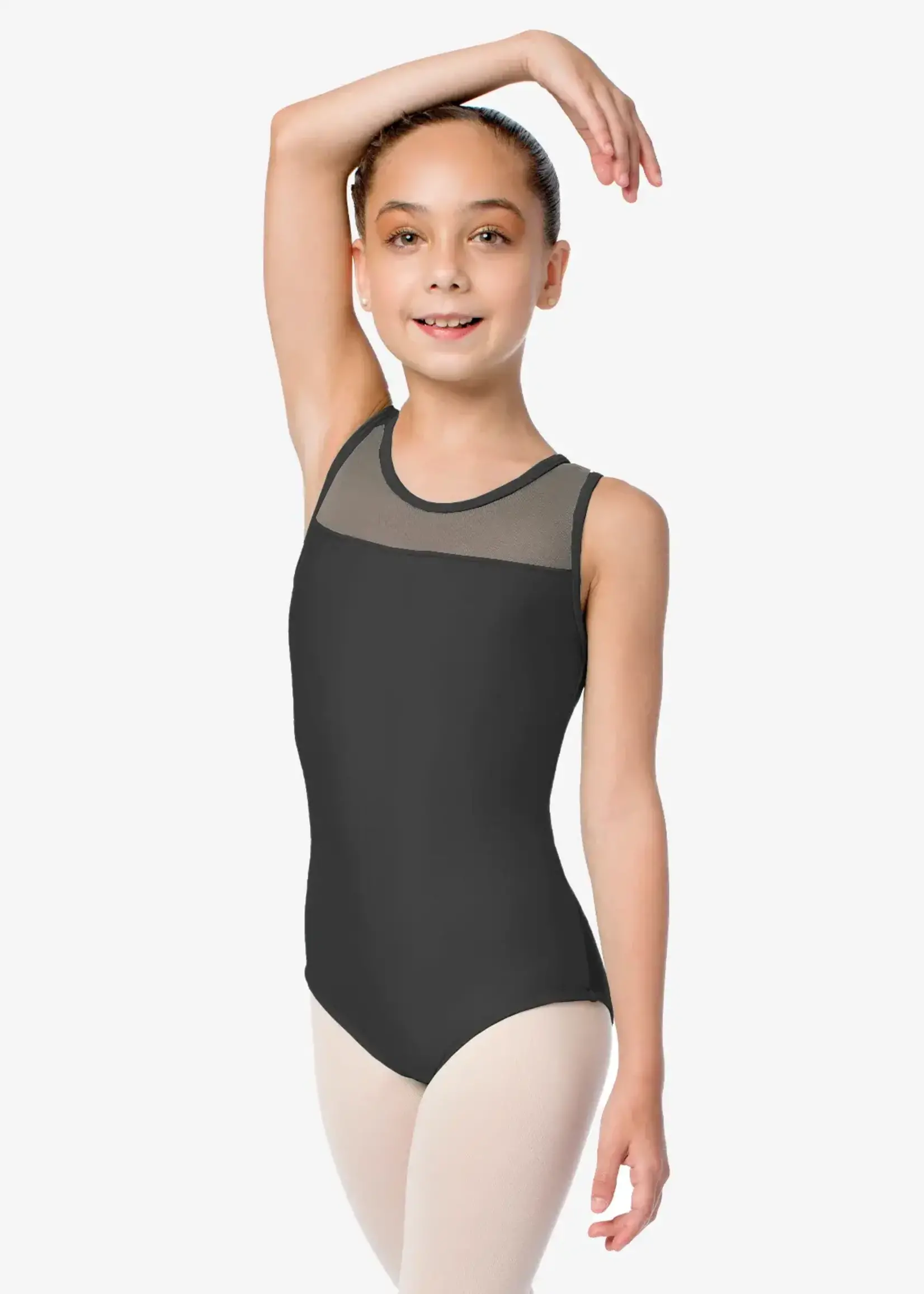 So Danca SL128 Gemette Wide Strap Mesh Leo
