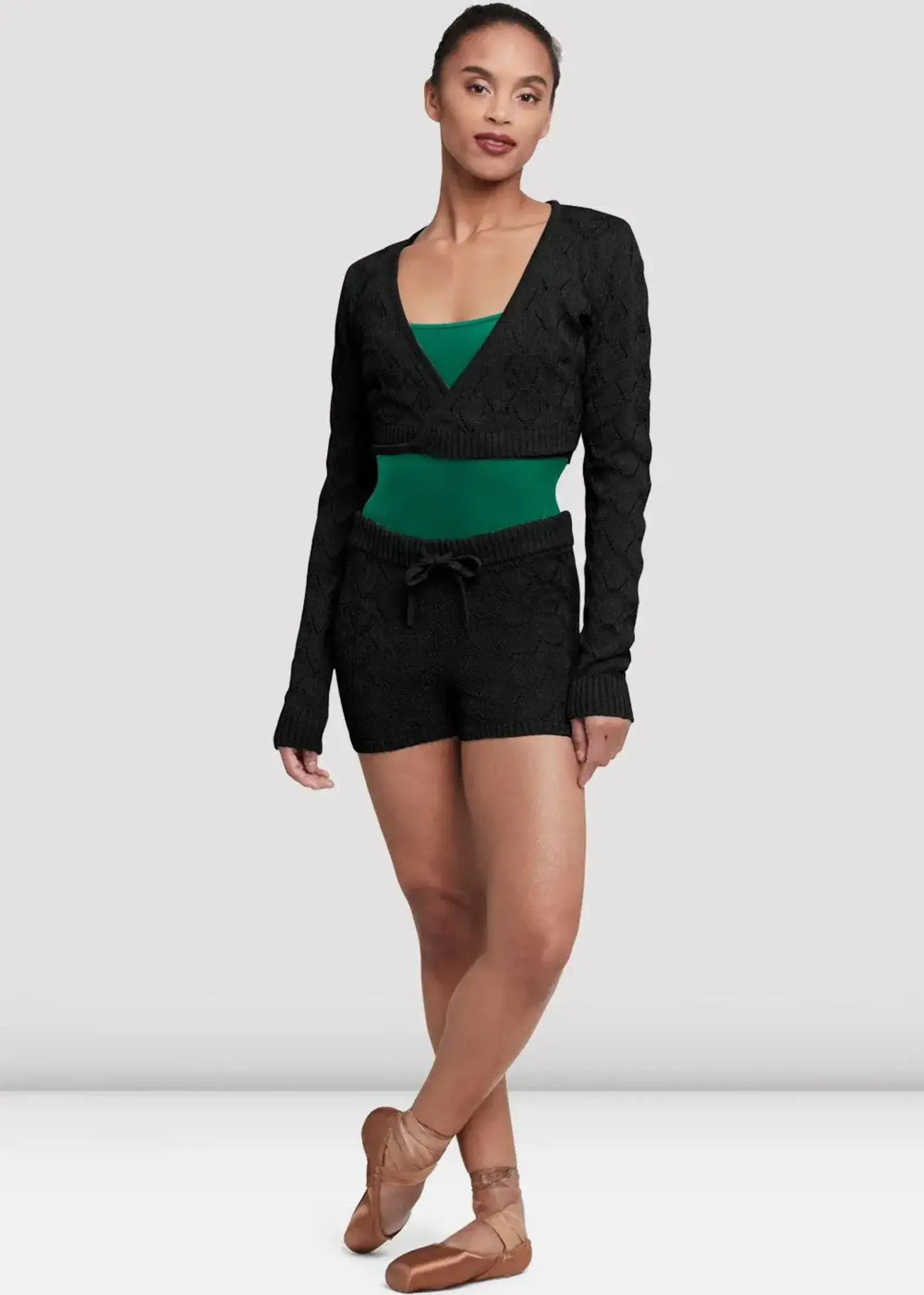 Bloch Ladies Long Sleeve Knit Wrap Top