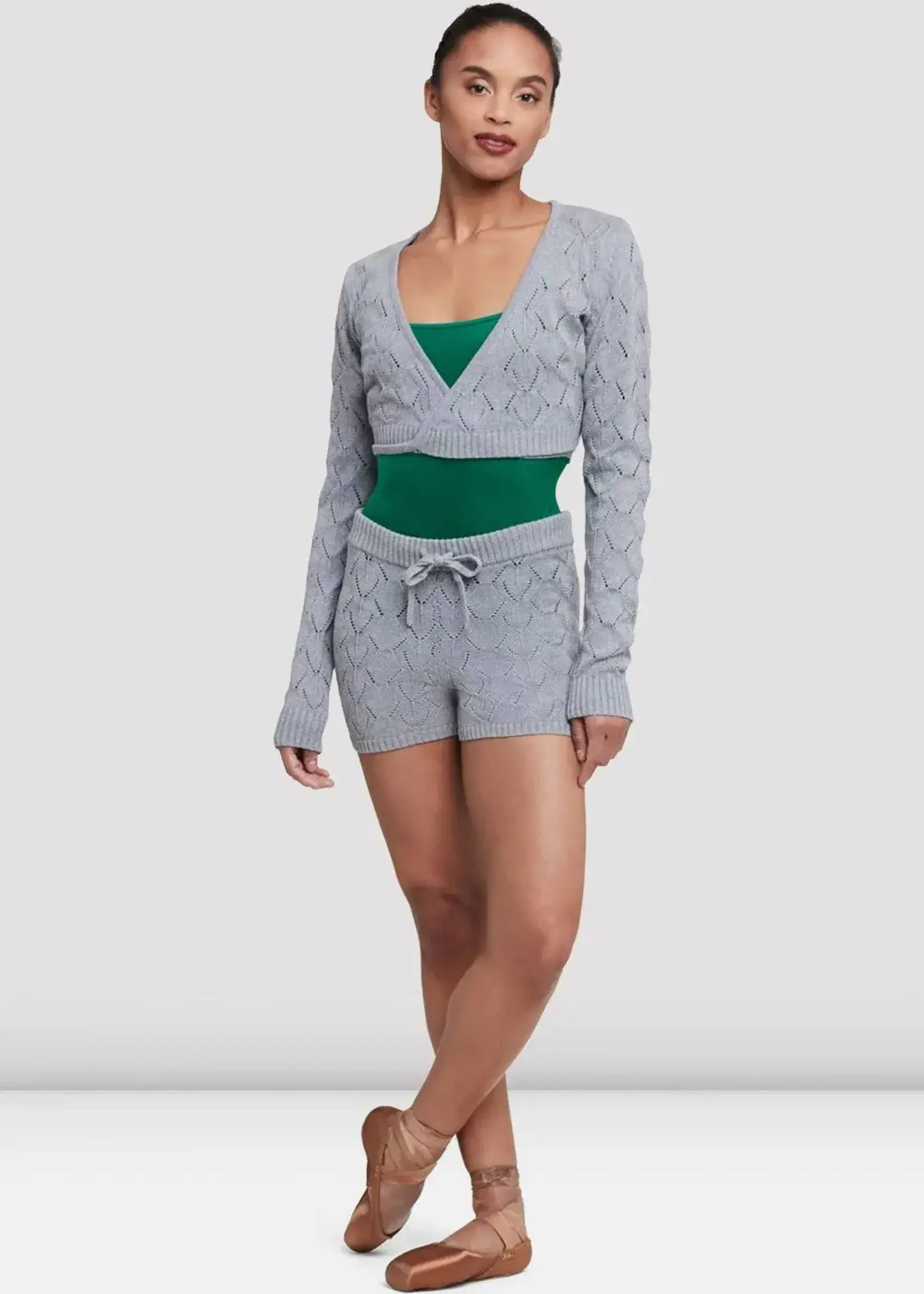 Bloch Ladies Long Sleeve Knit Wrap Top
