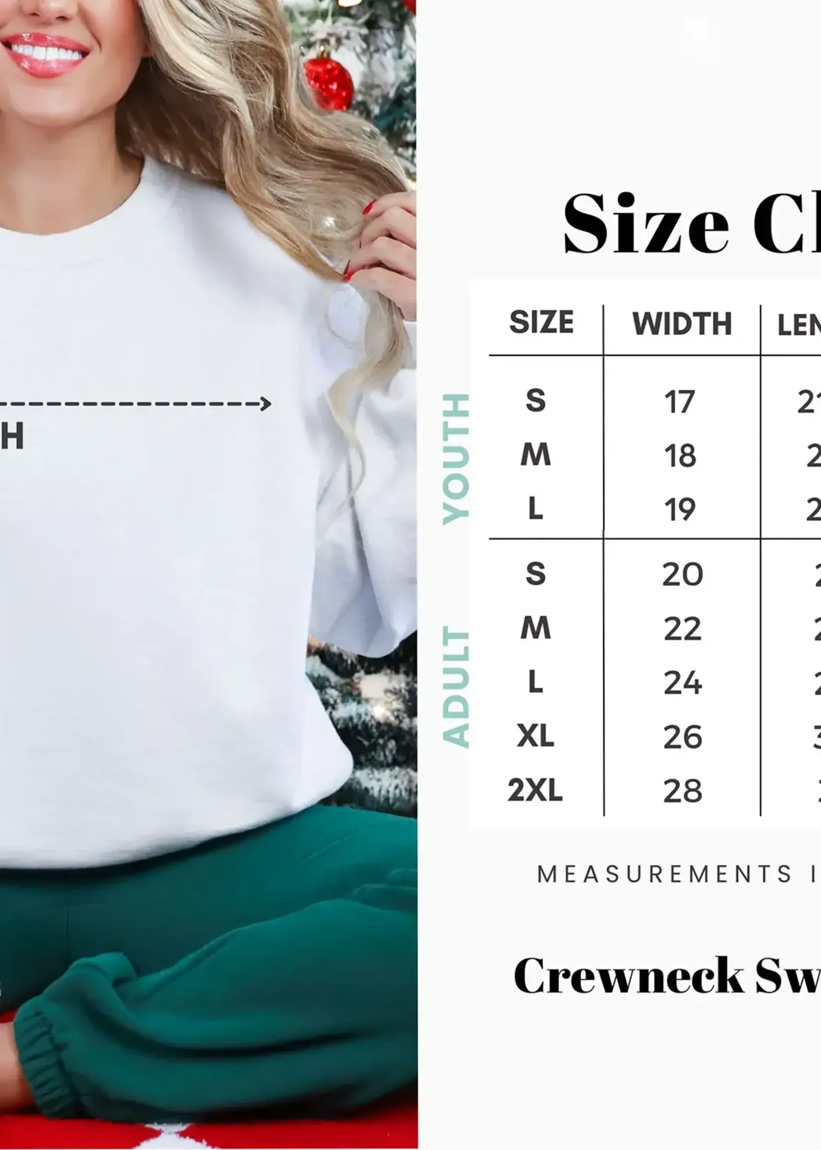 Reindeer Names Sweatshirt (Youth)
