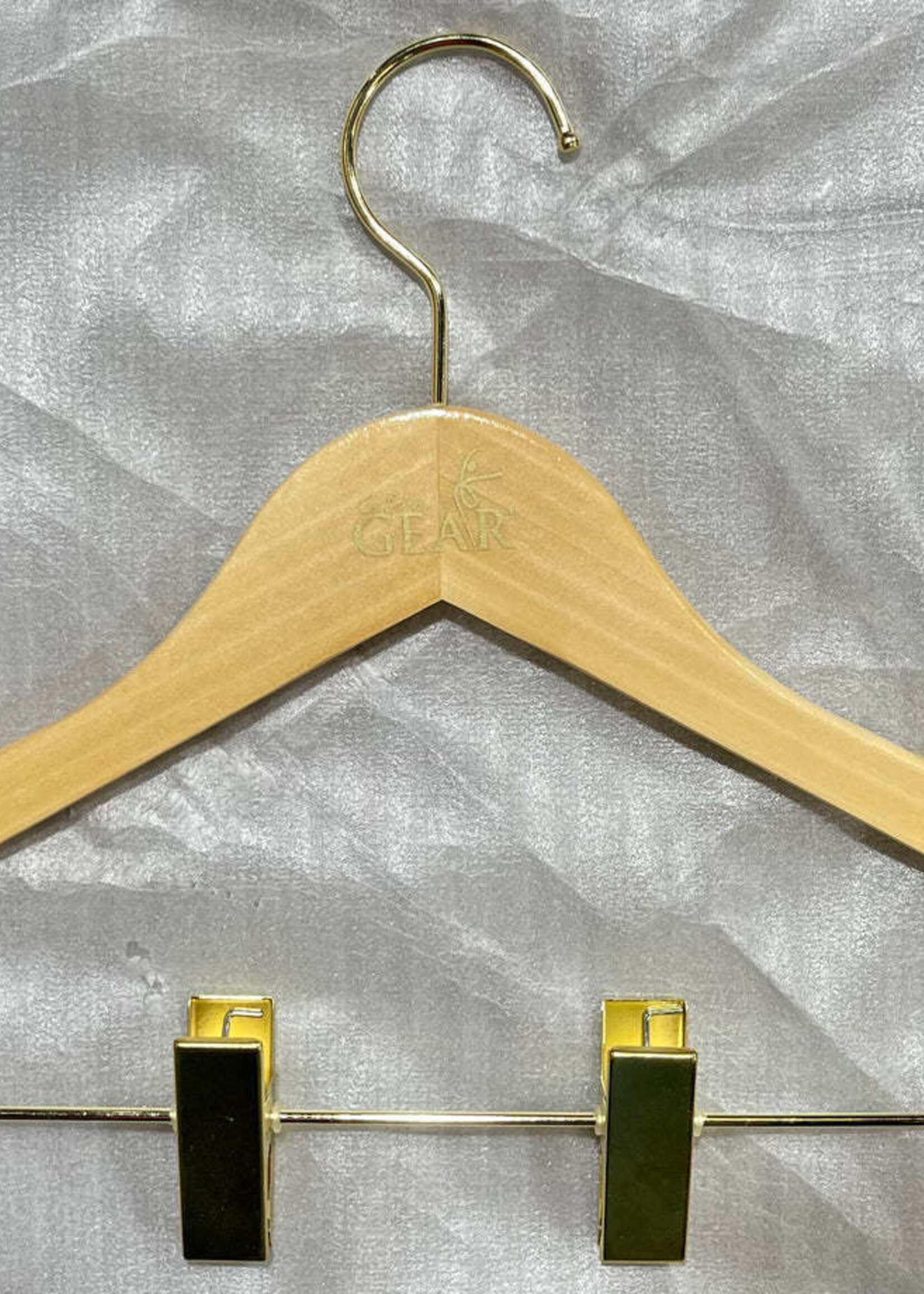 Glam'r Gear Natural Solid Wooden Hanger