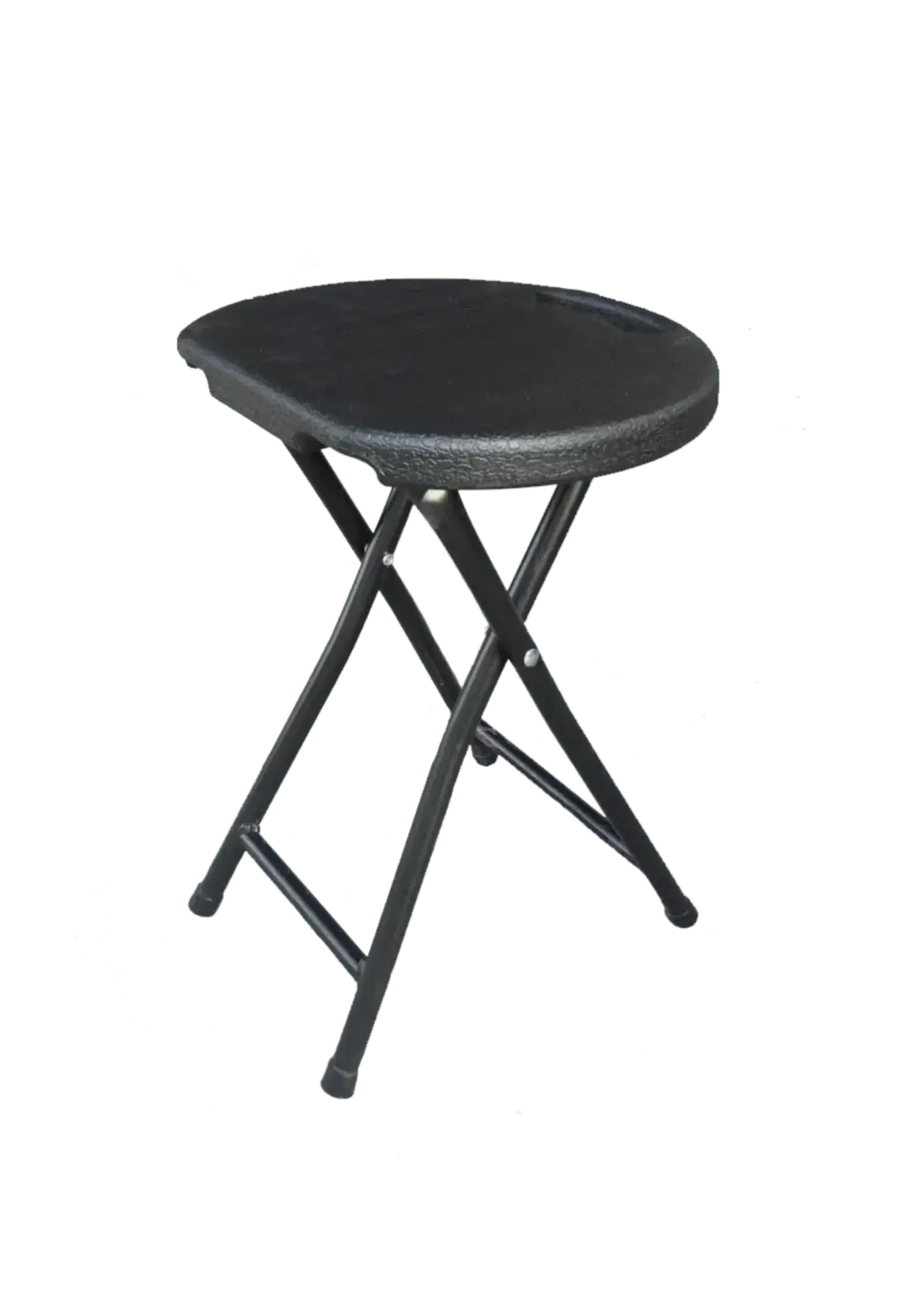 Glam'r Gear Black Super Sturdy Folding Stool