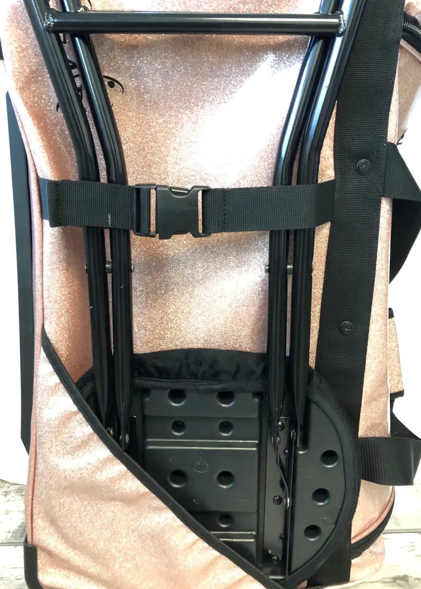 Glam'r Gear Black Super Sturdy Folding Stool