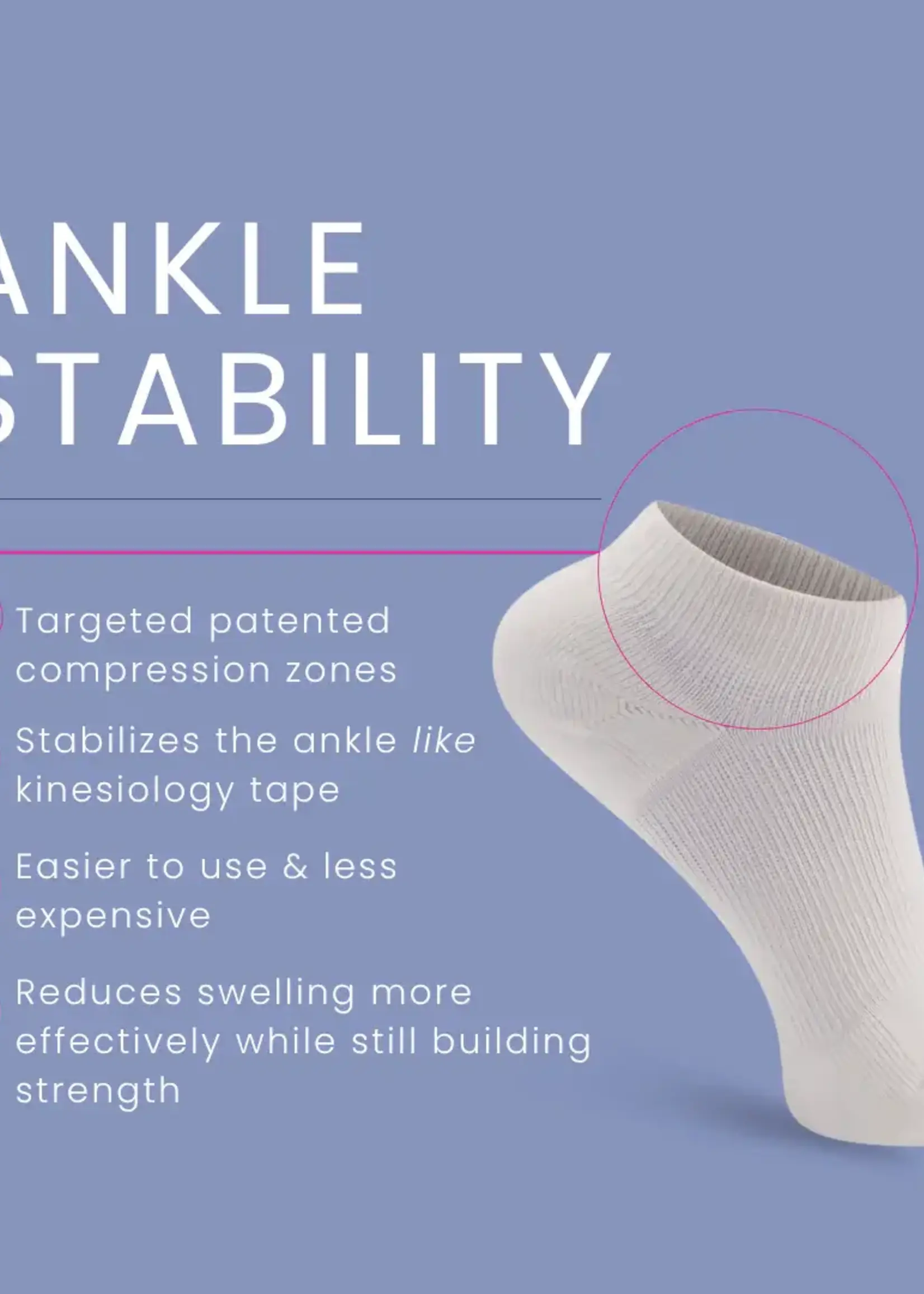 Apolla AMP No-Show Compression Sock