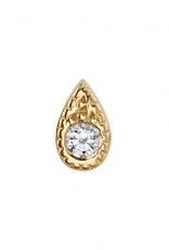 Pave Tear with CZ by BVLA