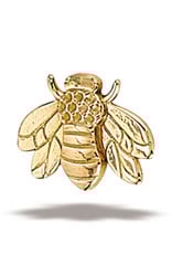 in house lucky line Bumble Bee threadless end by Body Gems