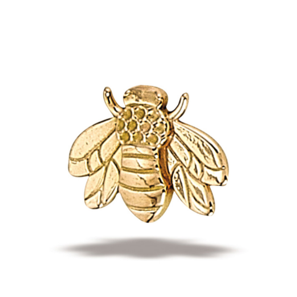 in house lucky line Bumble Bee threadless end by Body Gems