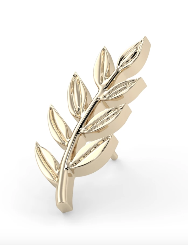 12/14g "Athena Fern" threaded end by Kiwi Diamond