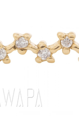 "Stardust" with White Diamonds by Tawapa Jewelry