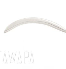 Long Curve ( 10mm ) ( white gold ) ( polished arc ) ( threadless )
