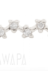 "Stardust" with White Diamonds by Tawapa Jewelry