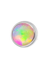 Stone / Opal Cabochon Titanium Ends by NeoMetal