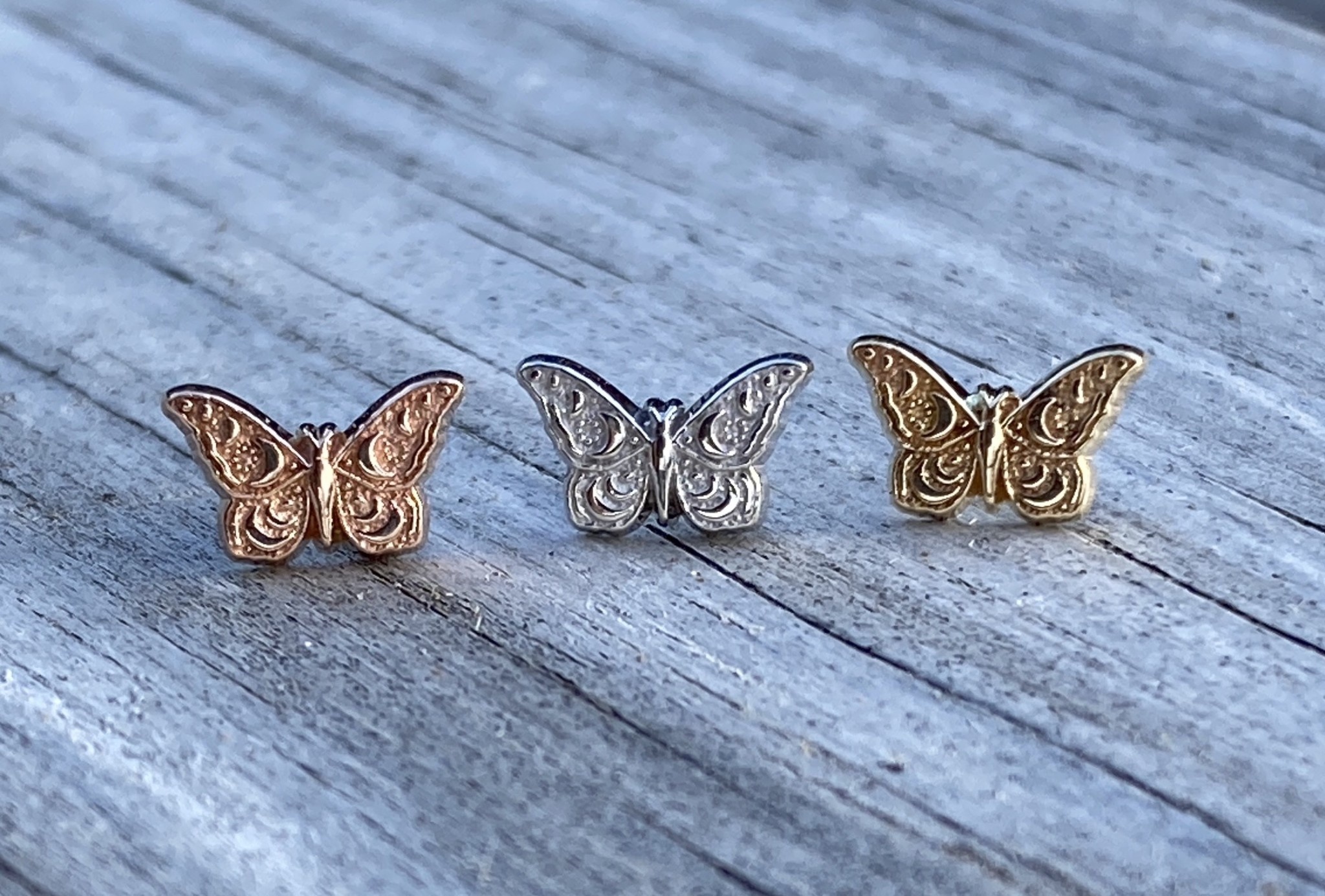Butterfly by Body Gems | White Gold