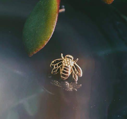 in house lucky line Bumble Bee threadless end by Body Gems