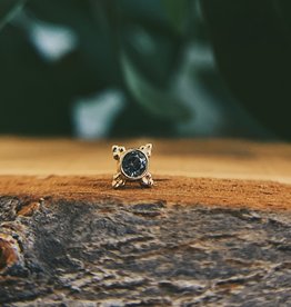 Mini Kandy | Grey Sapphire | Yellow Gold