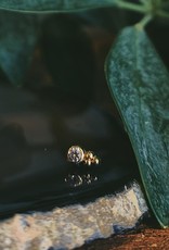 3-Bead Bezel with CZ by Body Gems