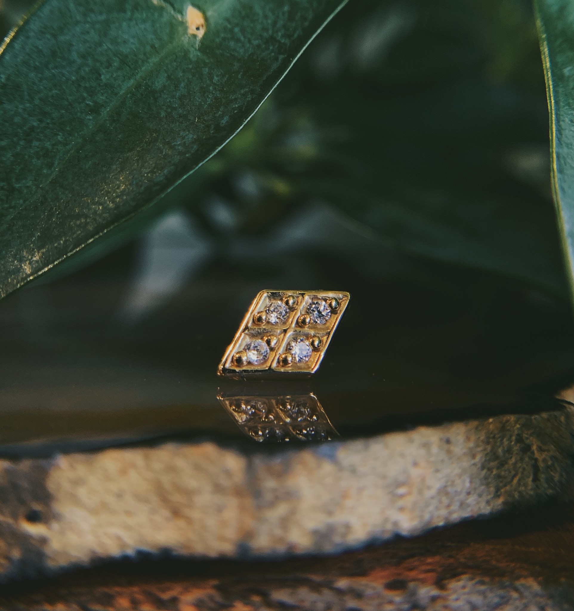 Diamond 4-Stone with CZ by LeRoi