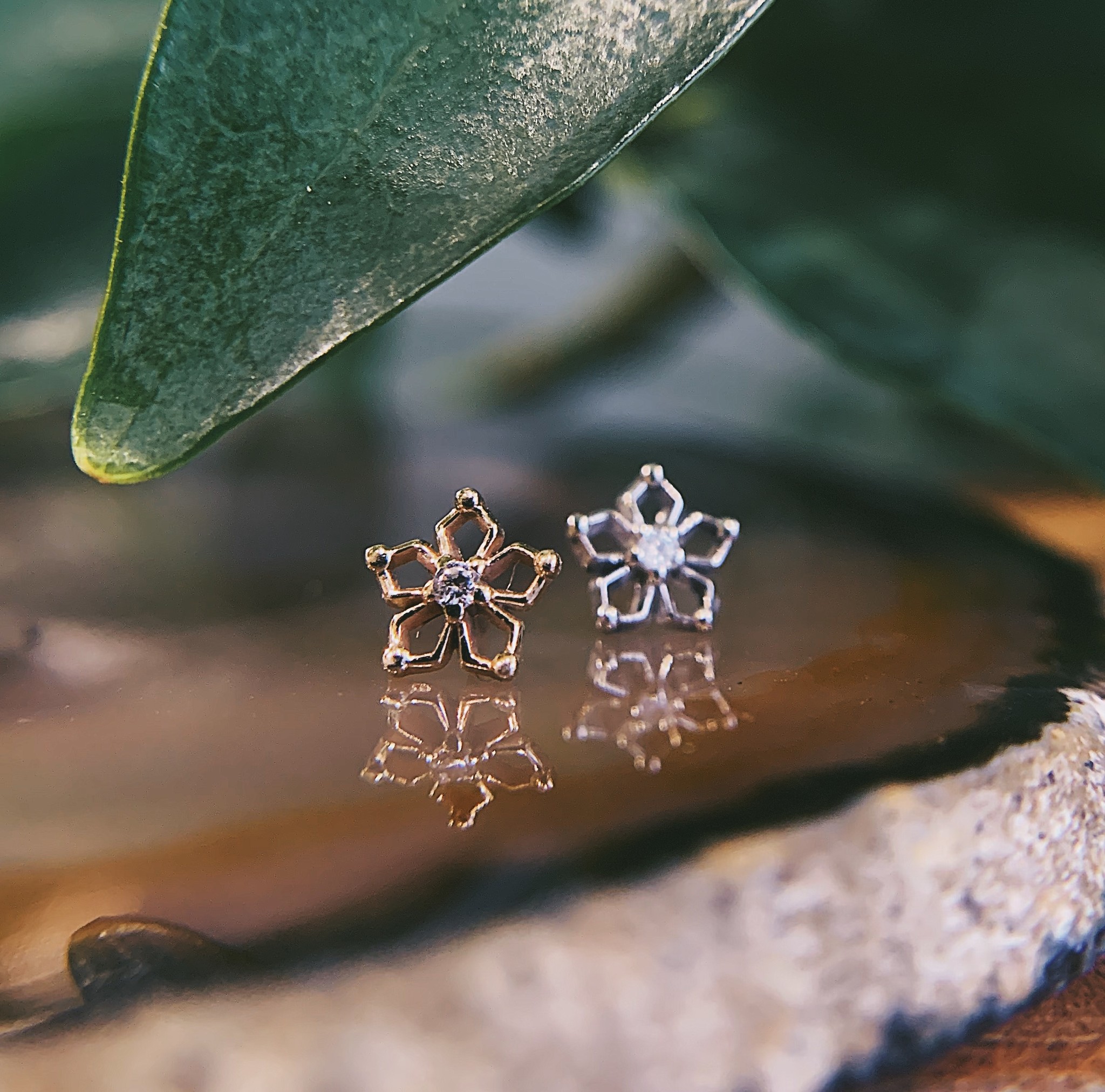 "Flourish" with CZ by Maya Jewelry