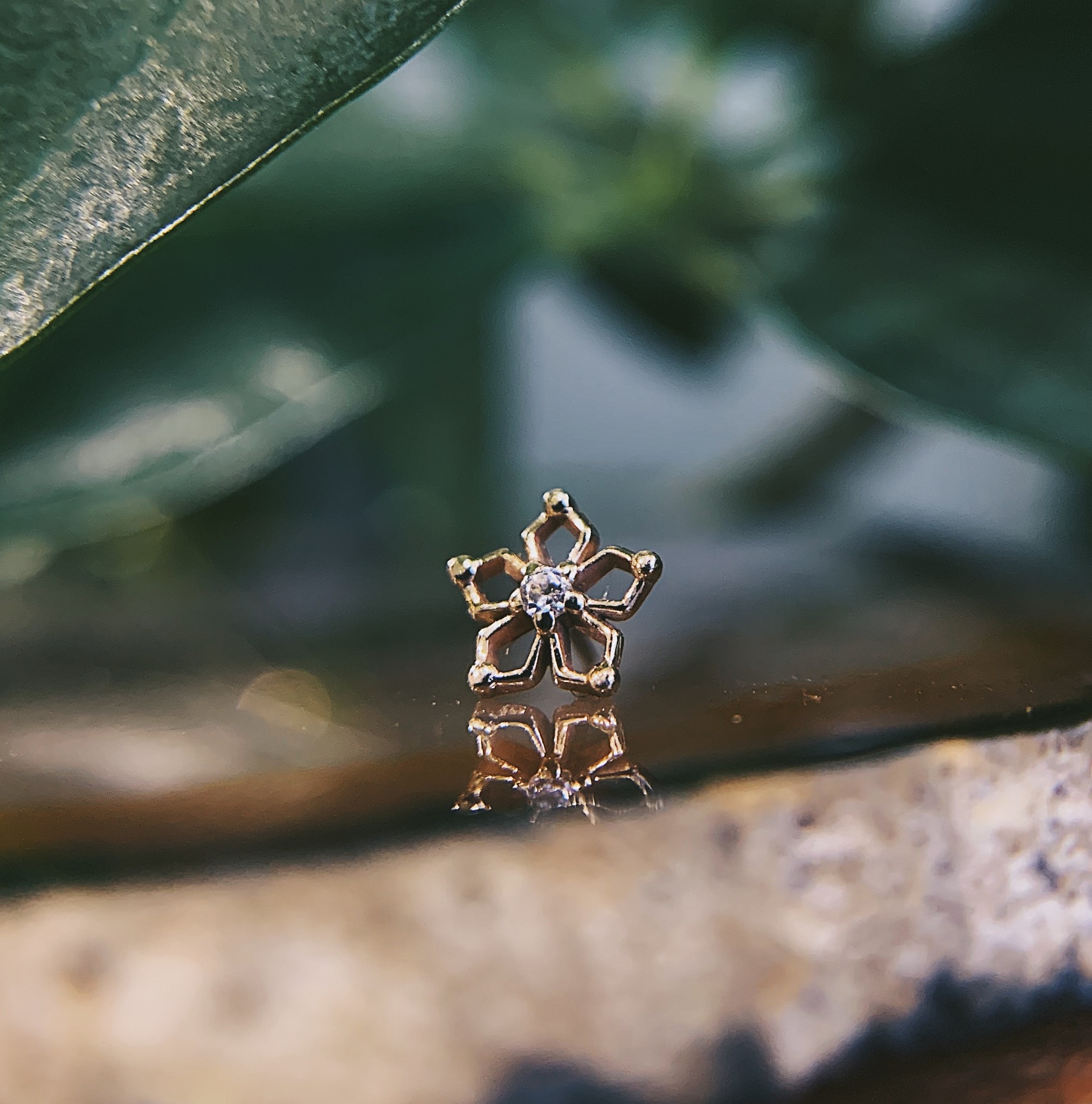 "Flourish" with CZ by Maya Jewelry