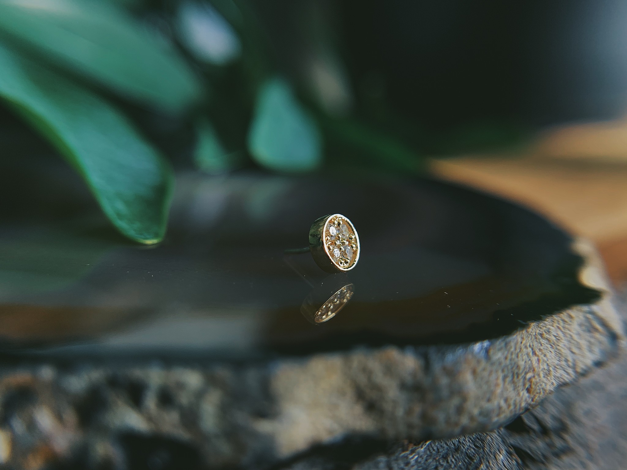 Micro Pave Disc (4mm) with CZ by BVLA