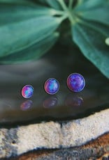 Stone / Opal Cabochon Titanium Ends by NeoMetal