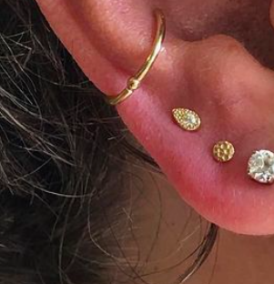 Pave Tear with CZ by BVLA