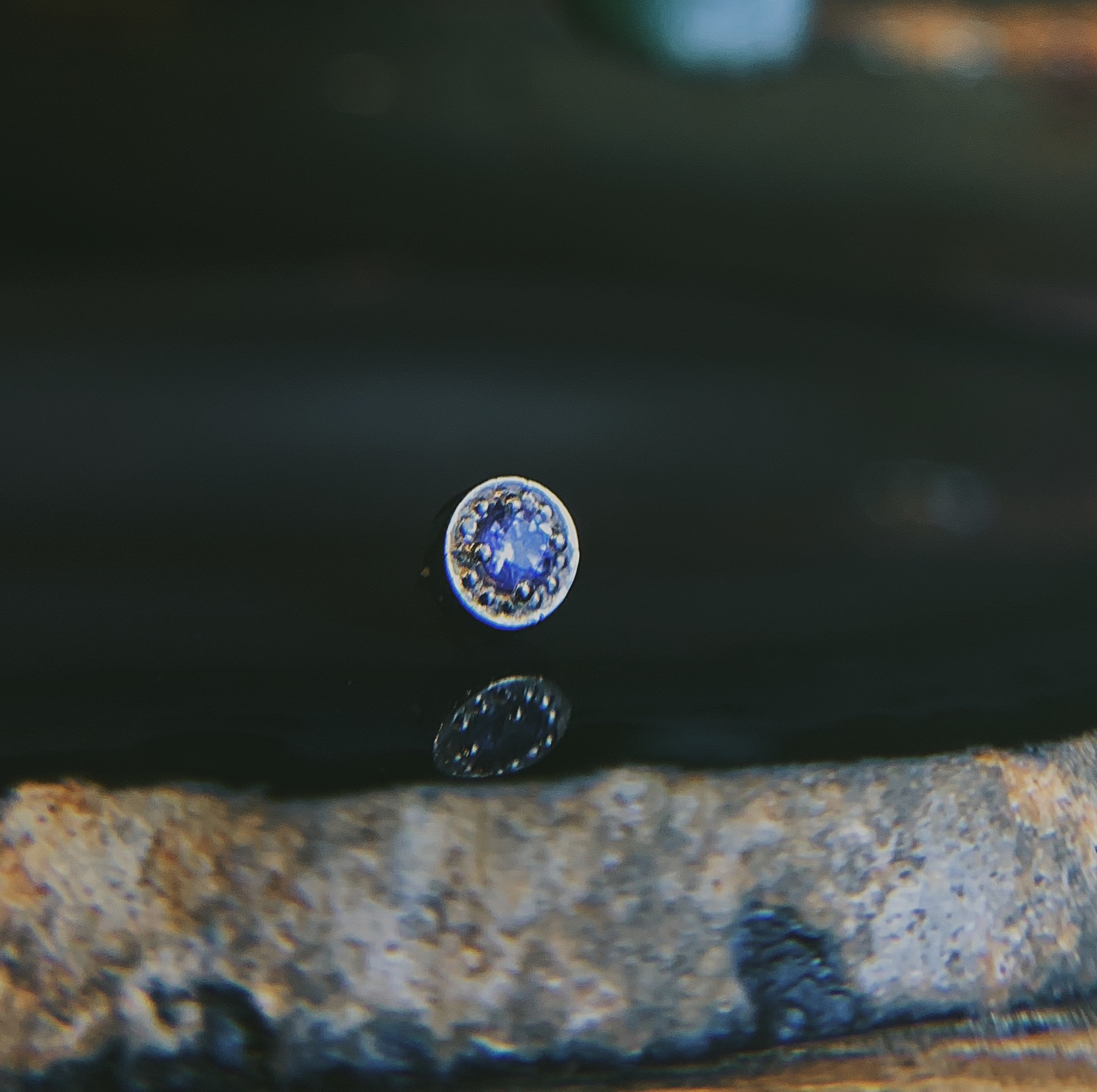 Millgrain Prong with Tanzanite by BVLA