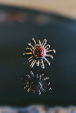 4mm Sun Ray with Garnet by BVLA