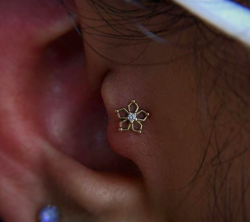 "Flourish" with CZ by Maya Jewelry
