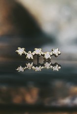 "Stardust" with White Diamonds by Tawapa Jewelry