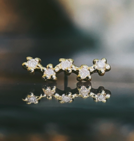 Stardust | White Diamonds | Yellow Gold