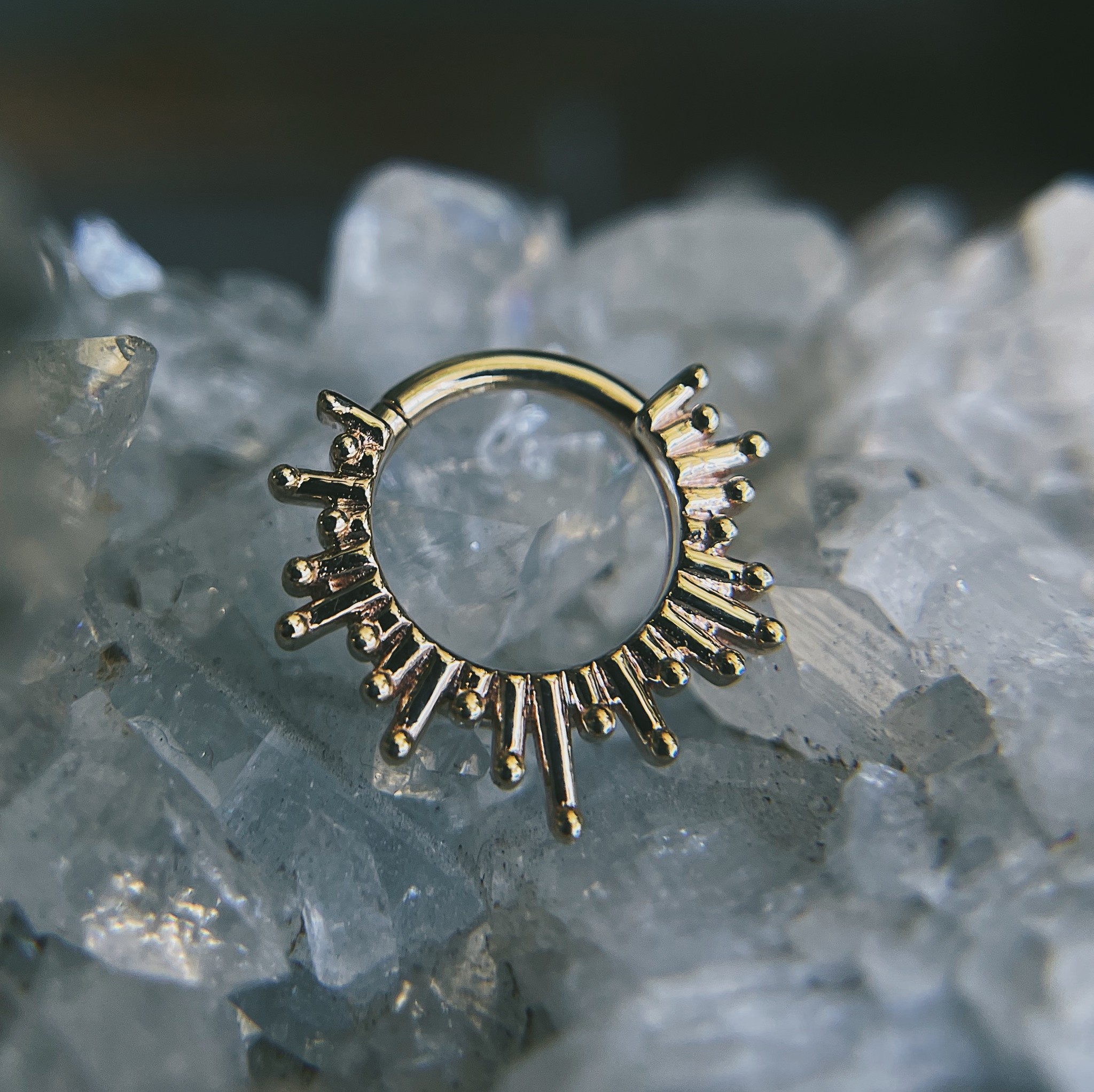 16g 5/16 "Ray of Light" Seam Ring by BVLA