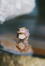 Pupil Hall "How Dare You" threadless end with Labradorite by Pupil Hall