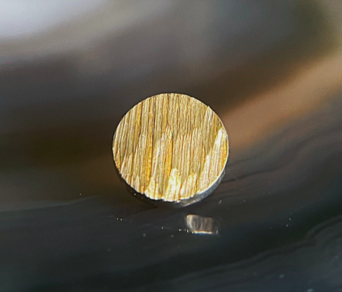 12/14g Chisel Cut Disc threaded end by Alchemy Adornment