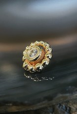 12/14g "Beaded Swirl" with CZ by BVLA