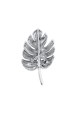 12/14g "Monstera Leaf" threaded end by BVLA