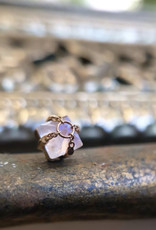 Pupil Hall "How Dare You" threadless end with Labradorite by Pupil Hall