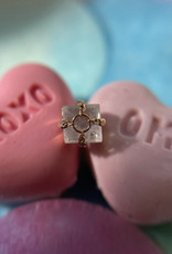 Pupil Hall "How Dare You" threadless end with Labradorite by Pupil Hall