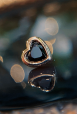 junipurr jewelry "BLM Heart" with Black CZ by Junipurr Jewelry