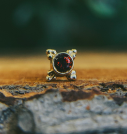Mini Kandy | Garnet | Yellow Gold